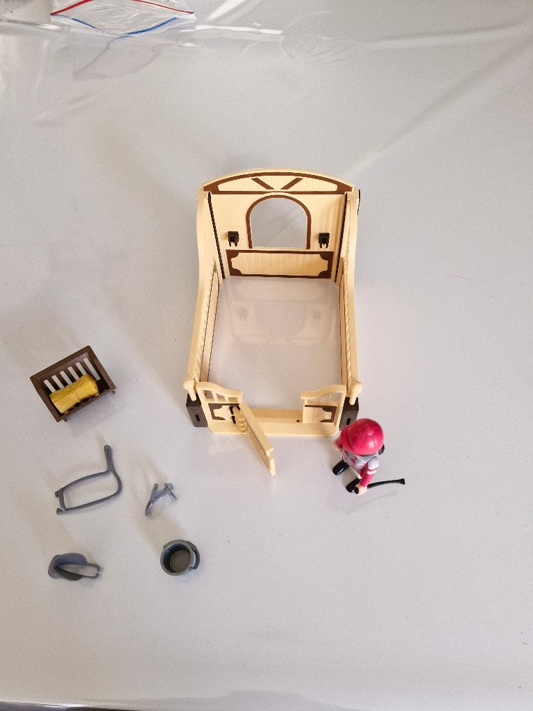 Playmobil paardenbox, Kinderen en Baby's, Gebruikt, Losse onderdelen, Overige typen, Ophalen of Verzenden