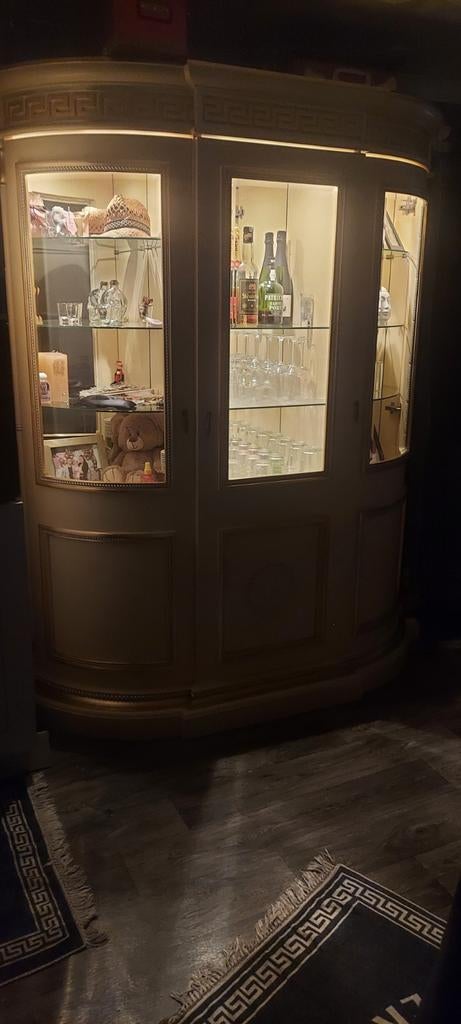 Versace vitrinekast, Huis en Inrichting, Ophalen, Glas