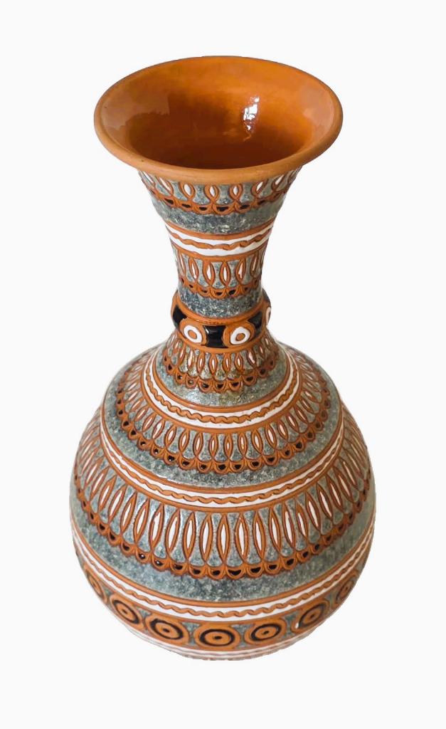 Griekse vaas van "Bonis Ceramics", Huis en Inrichting, Ophalen of Verzenden, Zo goed als nieuw, Aardewerk of Porselein, Minder dan 50 cm