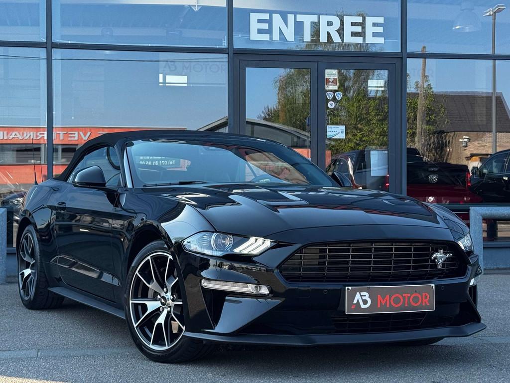 Ford Mustang 2.3EcoBoost 55Years Exhaust Cockpit TVAC, Auto's, Ford, Bedrijf, Te koop, Mustang, ABS, Adaptive Cruise Control, Airbags