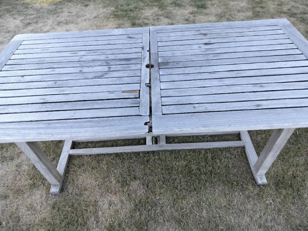 teak tafel, Ophalen, Gebruikt, Teakhout, Eettafel