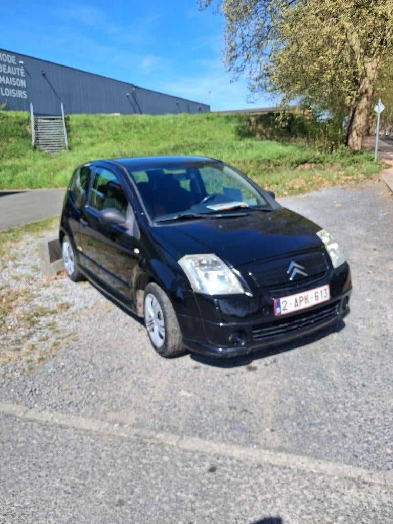 Citroën C 2, Auto's, Voorwielaandrijving, 4 zetels, 4 cilinders, Zwart