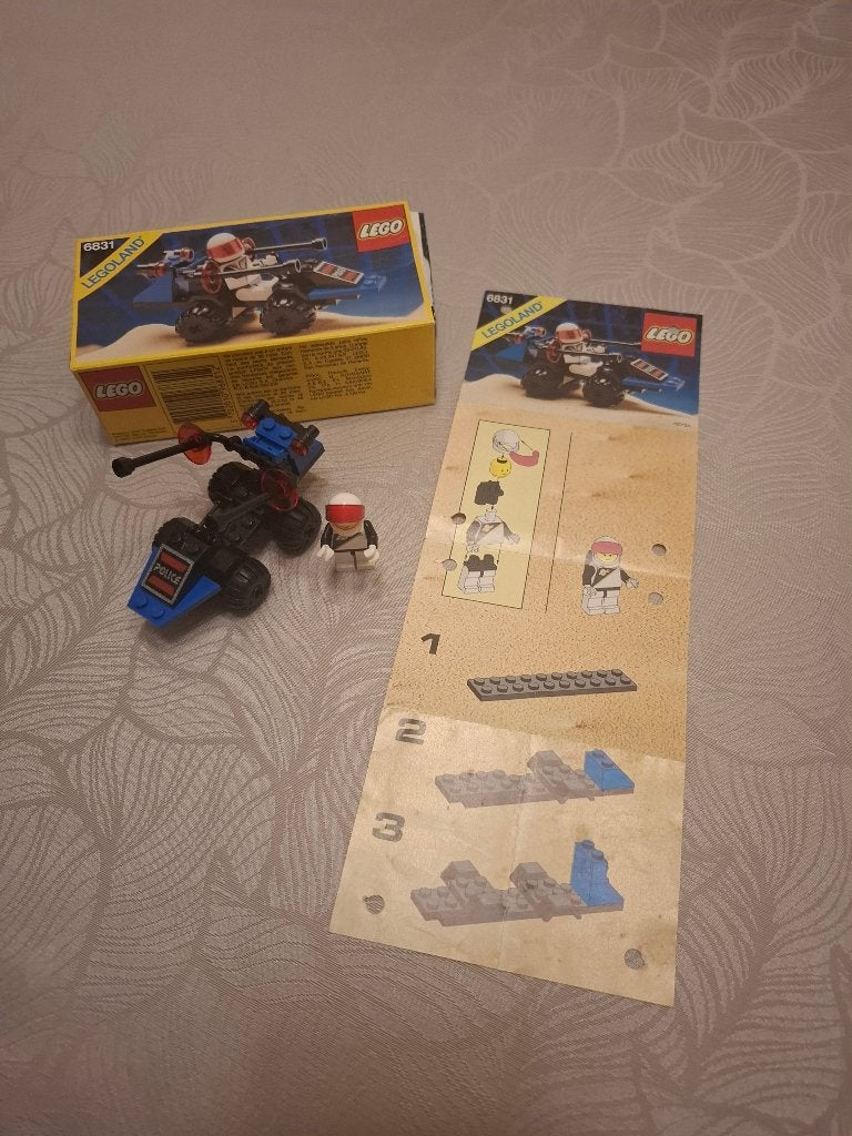 LEGO Vintage Space Police I - 6831 Message Transport (1989), Lego, Ophalen of Verzenden, Zo goed als nieuw, Space