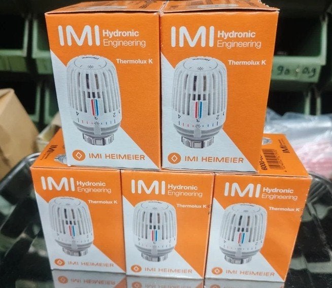 Lot de 5 têtes de vannes thermostatiques IMI heimeier m30, Enlèvement, Neuf