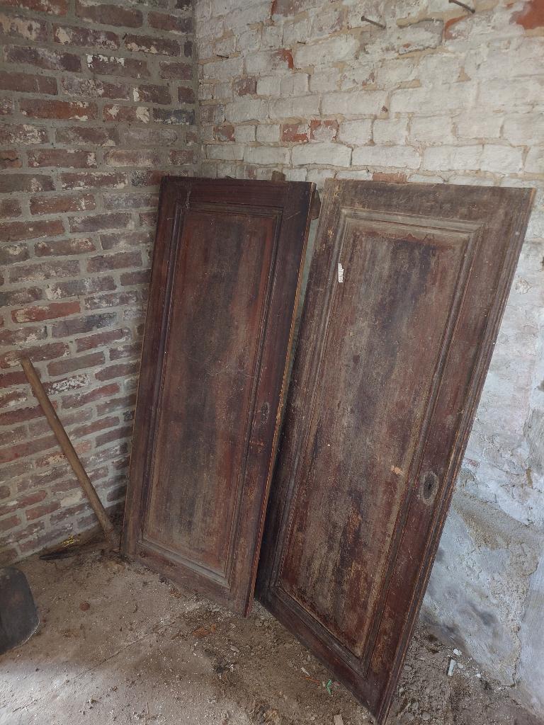 Set oude houten deuren / panelen brocante, Enlèvement