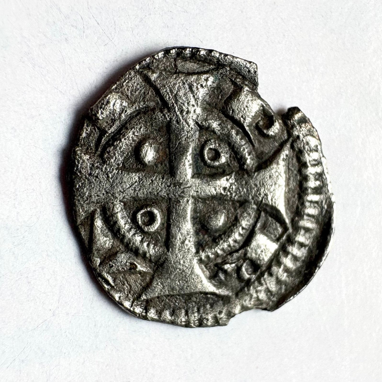 Stad Ieper  Zilver Maille/Denier 1180-1220, Postzegels en Munten, Ophalen of Verzenden, Zilver