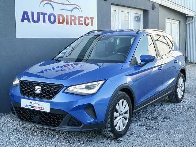 SEAT Arona 1.0 TSI Style Navi, Led, Dab, Smartlink, Airco, Auto's, Seat, Blauw, Bedrijf, 108 pk, SUV of Terreinwagen