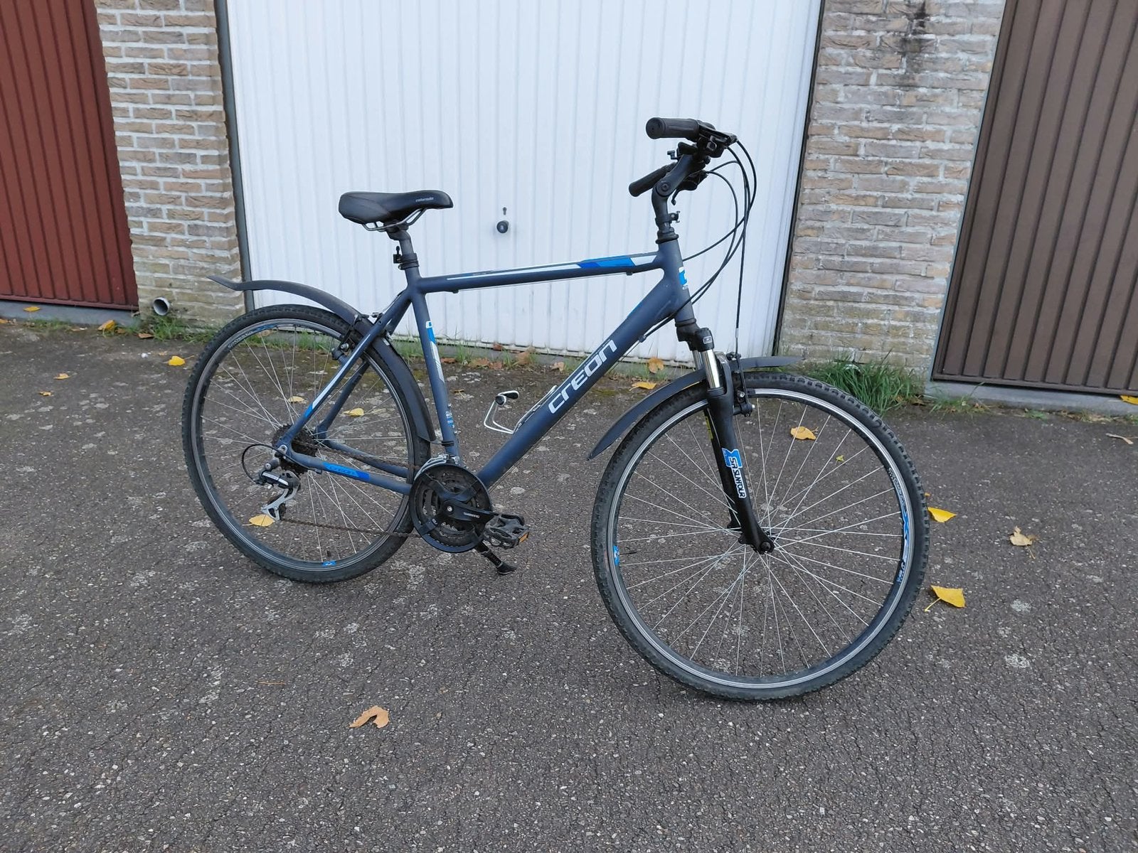 Mountainbike, 28 inch, Gebruikt, Vering, Velgrem