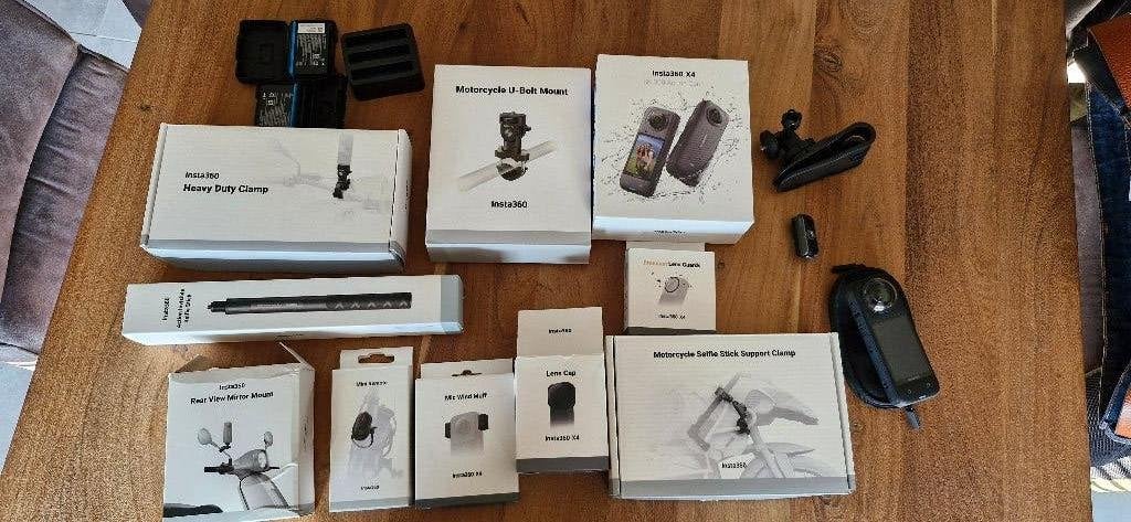 Insta360 x4 met vele accessoires, Enlèvement, Comme neuf, Autres marques