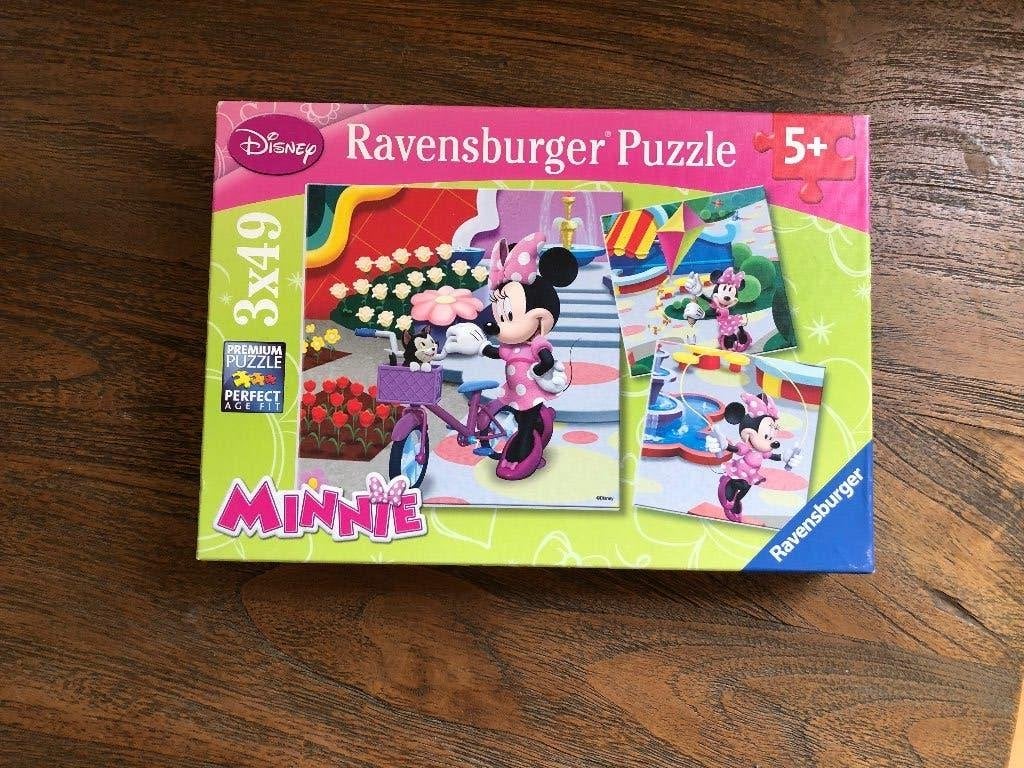 Puzzel Minnie, Kinderen en Baby's, Ophalen, 10 tot 50 stukjes, Gebruikt, 4 tot 6 jaar