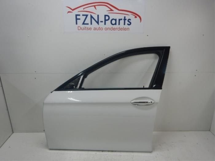 BMW 5-Serie F10 F11 Portier Links-Voor Wit, Enlèvement ou Envoi, Utilisé, Avant, Porte