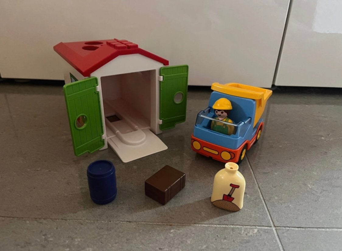 Playmobil, Ophalen, Zo goed als nieuw, 1.2.3, Complete set