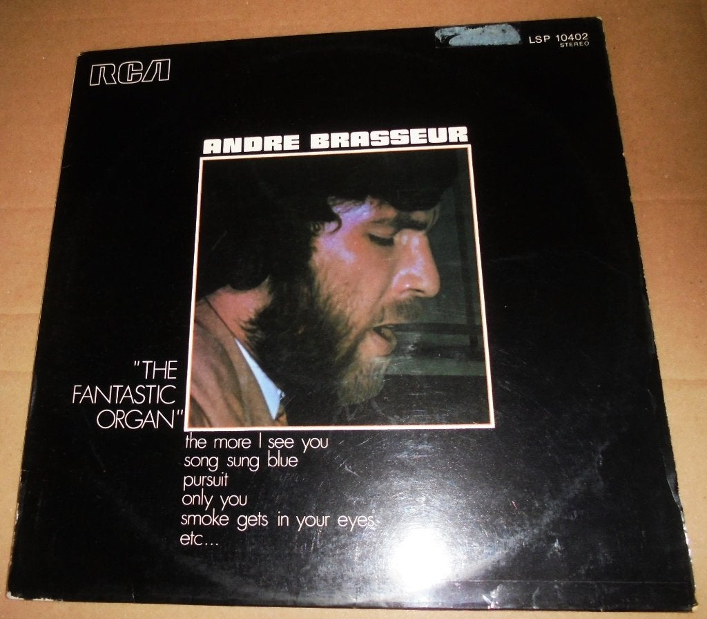 ANDRE BRASSEUR - THE FANTASTIC ORGAN - LP - 1973 - GERMANY -, Enlèvement ou Envoi, Pop, Utilisé, LP