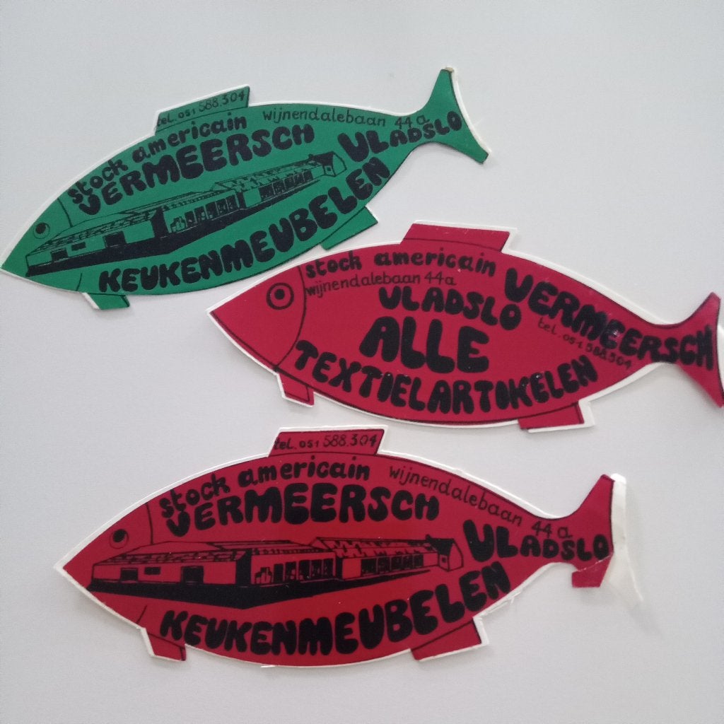 STICKERS LOT STOCK AMERICAIN VERMEERSCH, Verzenden