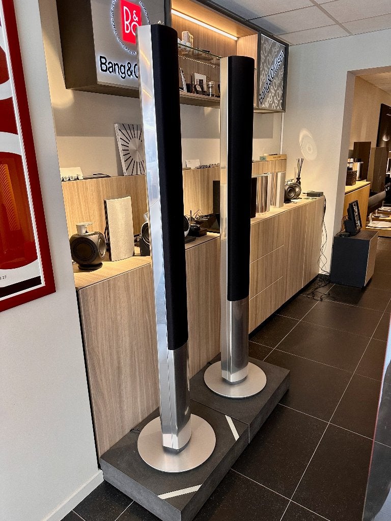 Bang & Olufsen Beolab 1 met nieuwe zwarte doeken - B&O, Audio, Tv en Foto, Info@bang-olufsen.dk, Zo goed als nieuw, 120 watt of meer