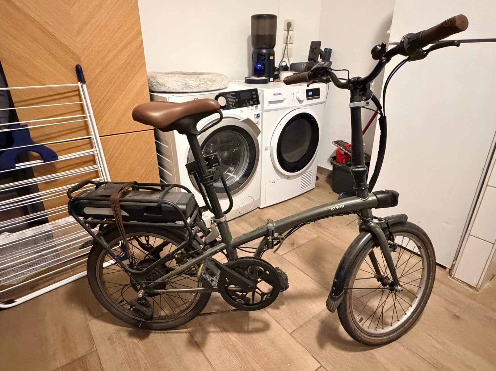 Velo Pliant Electrique BTWIN E-FOLD 500 EFOLD 500, Autres marques, Vitesses, Comme neuf, Enlèvement