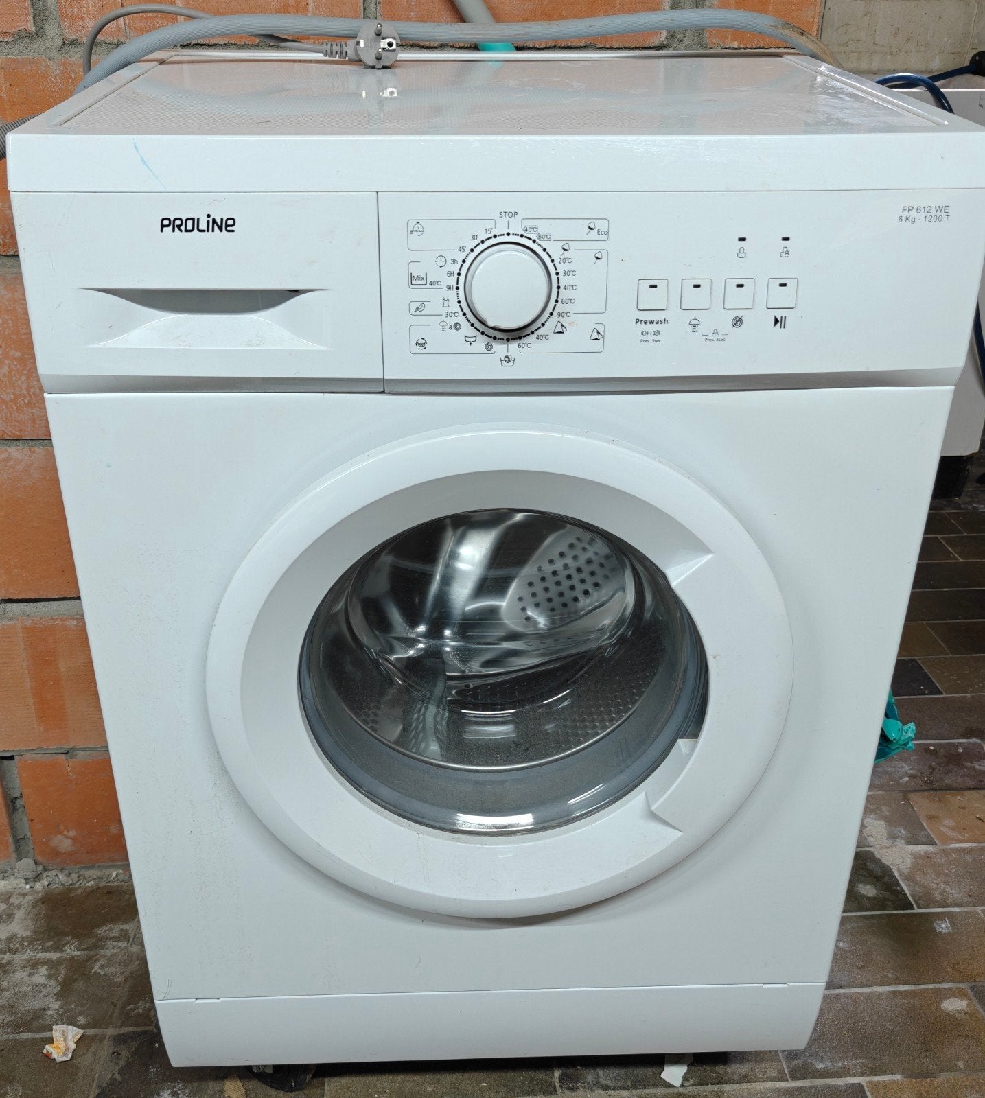 wasmachine proline FP612WE 6kg - 1200T, Electroménager, Enlèvement