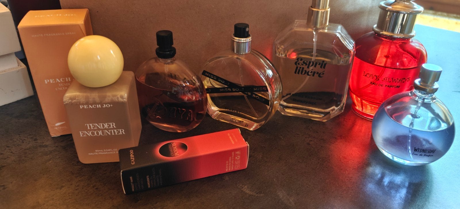 7x parfums te koop dames, Ophalen, Gebruikt