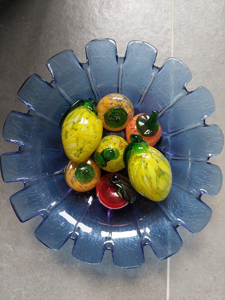 Fruitschaal in glas, Antiek en Kunst, Ophalen