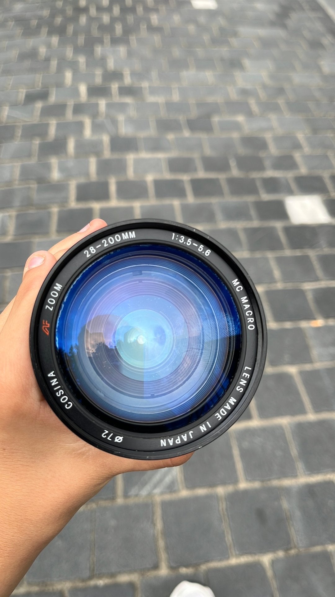 Foto camera lens mc macro zoom, Audio, Tv en Foto, Ophalen, Zo goed als nieuw, Zoom