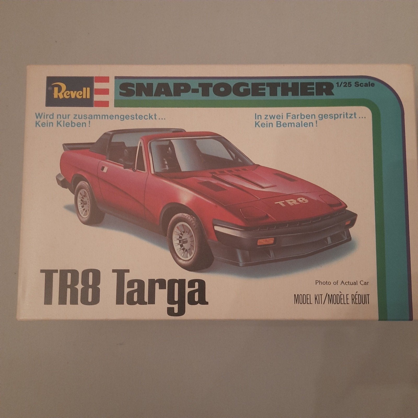 KIT REVELL SNAP-TOGETHER *TRIUMPH TR8 TARGA*VINTAGE* NOUVEAU, Neuf, Voiture, Revell, Plus grand que 1:32