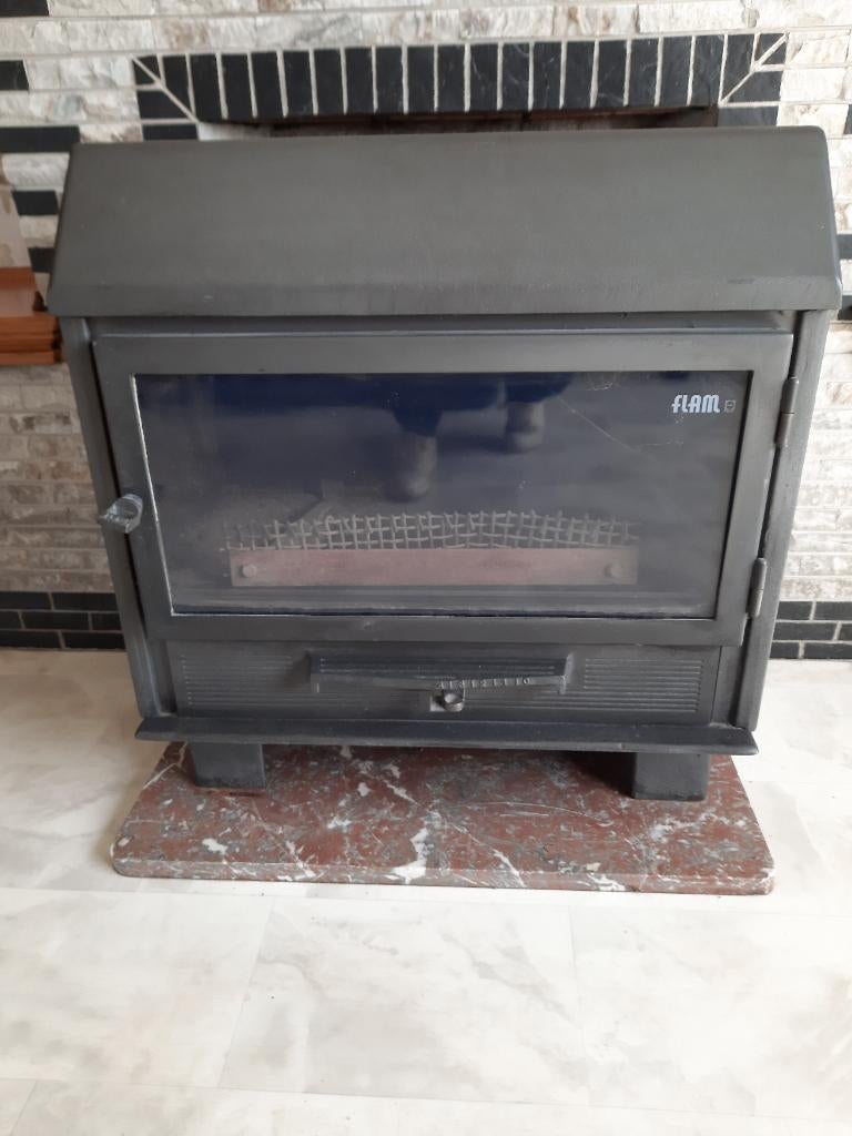 Kachel, Huis en Inrichting, Kachels, Ophalen, Gebruikt, Vrijstaand, Houtkachel