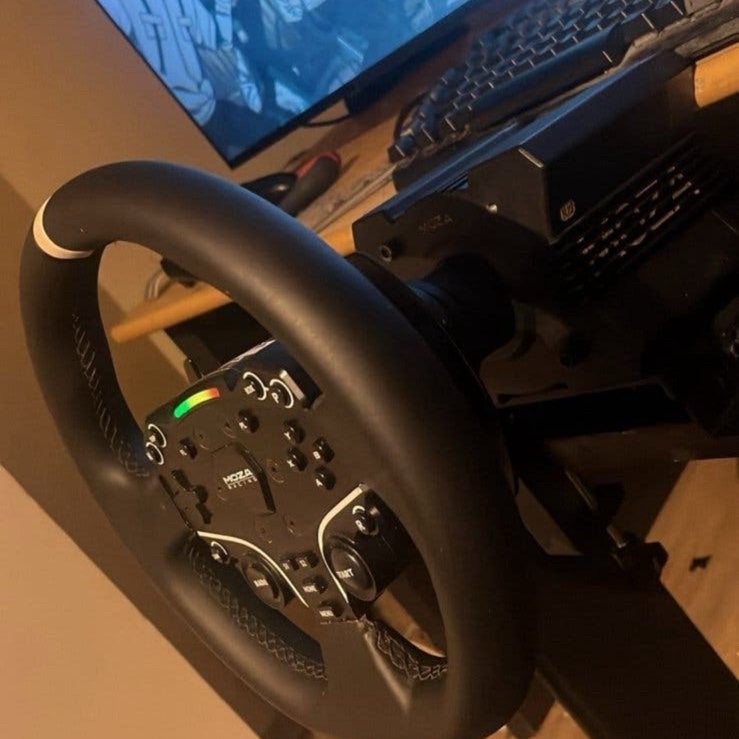 Moza R12 Direct Drive(12Nm) -srp loadcell pedals -gratis rig, Enlèvement, Utilisé