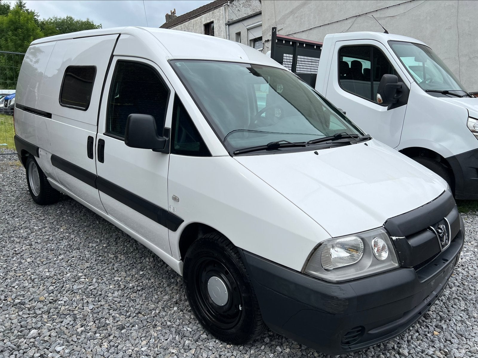 Peugeot Expert 2.0hdi//2eme Pro//3places//102.000km//2005//, Auto's, Peugeot, Voorwielaandrijving, Stof, Zwart, Wit