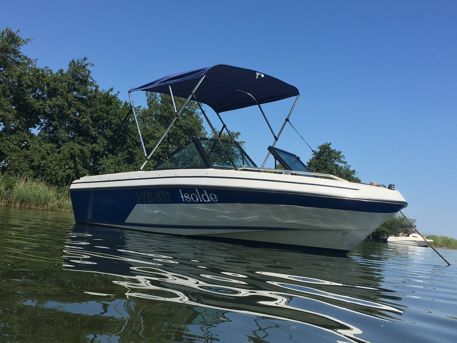 Boot invader met yamaha 40pk, Ophalen, Gebruikt