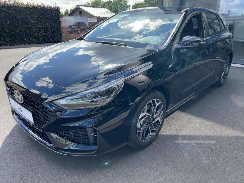 Hyundai i30 1.0 T-GDI 6MT Techno N-Line STOCK *287,09€/maa, Auto's, Hyundai, Bedrijf, i30, Airbags, Airconditioning, Bluetooth