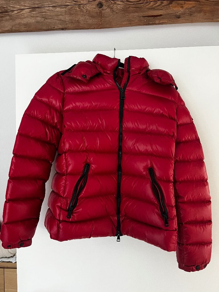 Doudoune MonCler rouge Bady Giubbotto, Rouge, Taille 38/40 (M), Enlèvement ou Envoi, Moncler