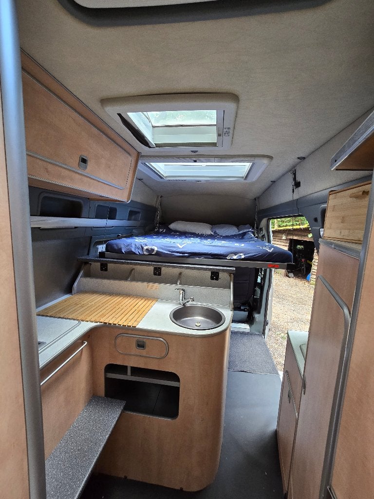 Ford Big Nugget camper + degelijke Westfalia inrichting 6m., Chemisch toilet, Buscamper of Camperbus, Ringverwarming, Ford