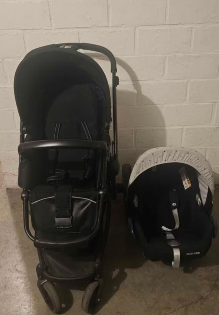 Baby wagen met maxi cosi, Kinderen en Baby's, Ophalen, Zo goed als nieuw