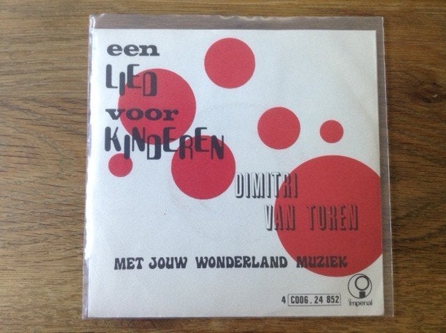 single dimitri van toren, 7 inch, Ophalen of Verzenden, Fotohoes, Nederlandstalig