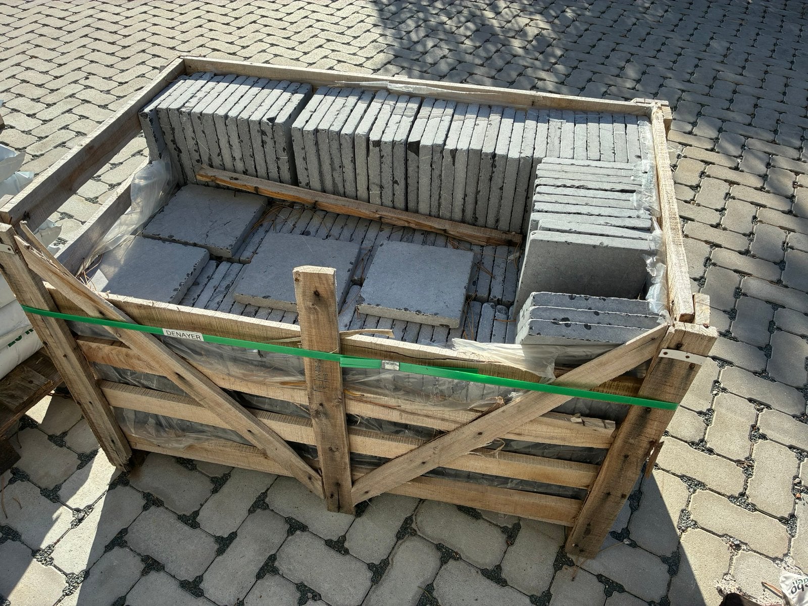 Tegels in blauwe steen, Doe-het-zelf en Bouw, Ophalen, Nieuw