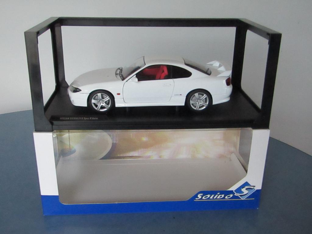 Nissan Silvia S15 Spec R Aero - solido 1/18, Hobby en Vrije tijd, Modelauto's | 1:18, Ophalen of Verzenden, Zo goed als nieuw