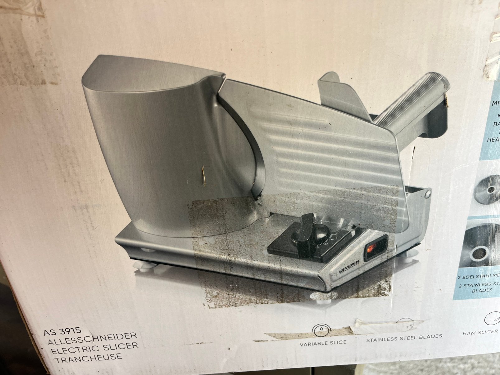 Snijmachine severin, Elektronische apparatuur, Keukenmixers, Ophalen, Zo goed als nieuw