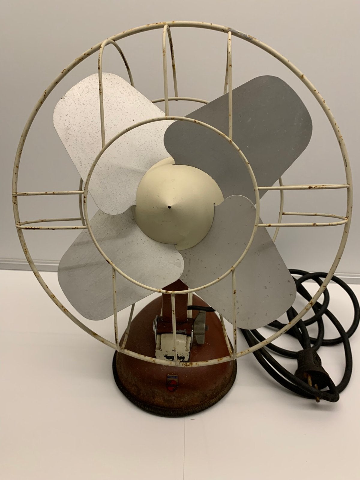 Prachtige Vintage Philips Tafelventilator (Jaren '50/'60), Ophalen of Verzenden, Gebruikt, Tafelventilator