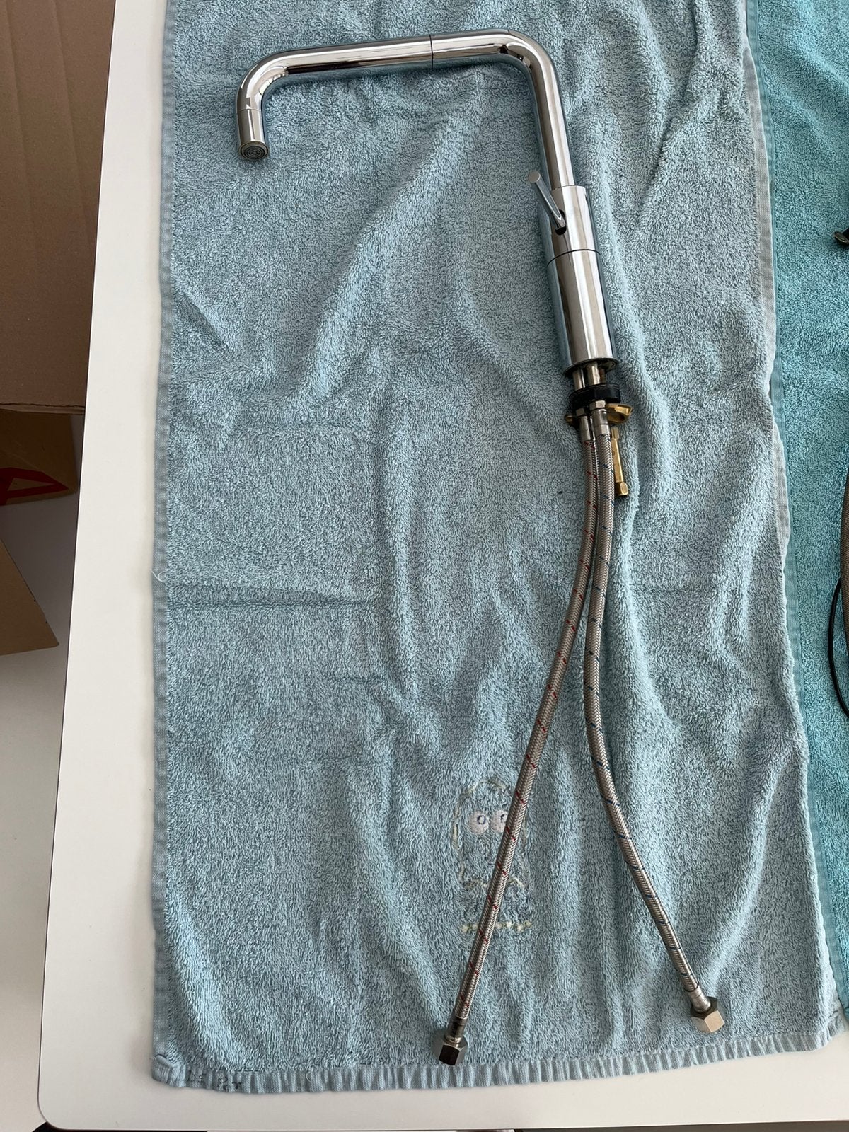 Quooker kokend water kraan + boiler + gewone kraan, Doe-het-zelf en Bouw, Sanitair, Ophalen, Gebruikt, Chroom, Kraan