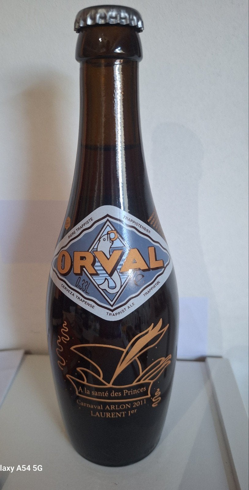 Orval. Bouteille serigraphiee Prince Carnaval 2011, Collections