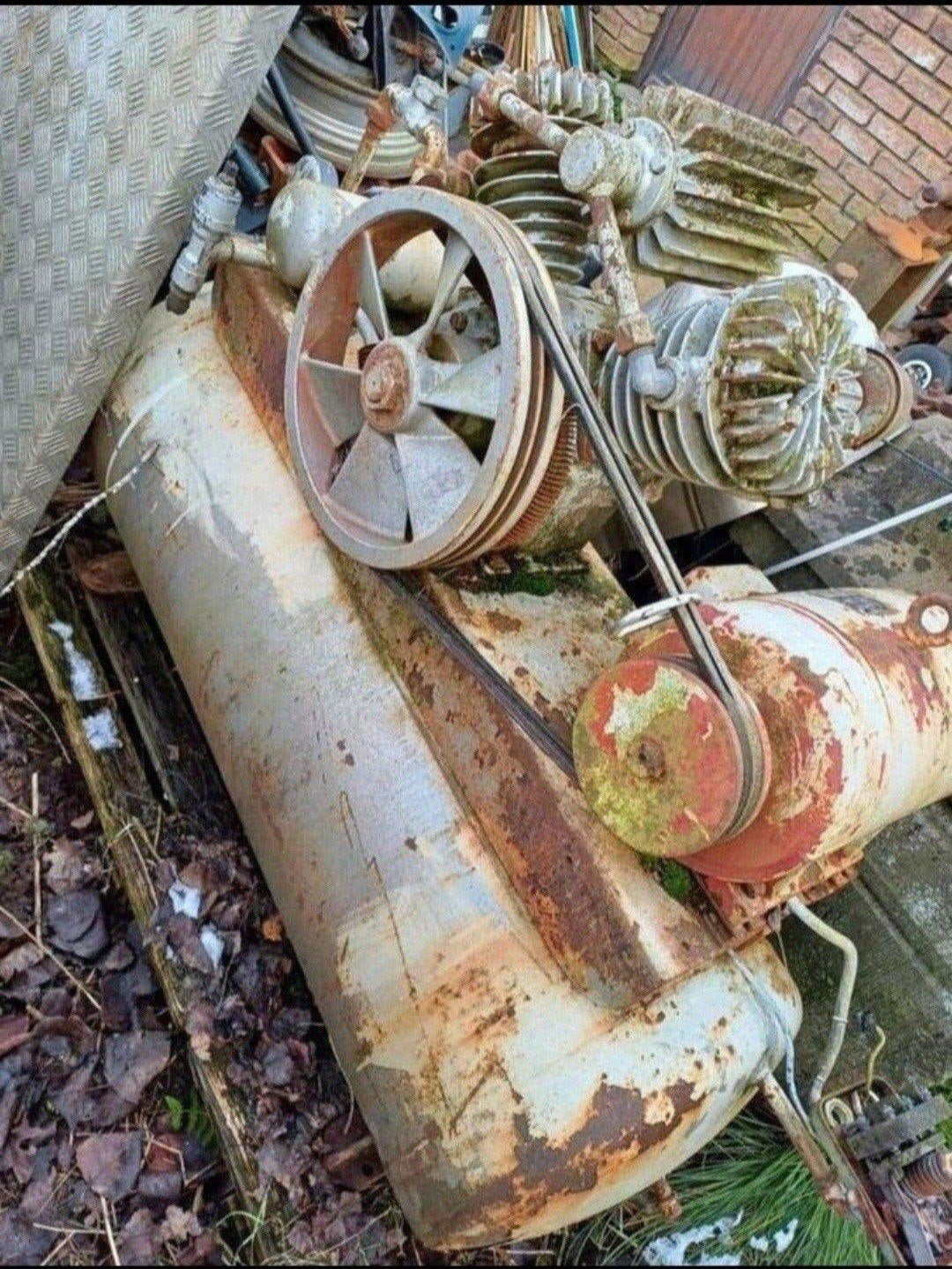 Gros compresseur de garage - état de marche (pressostat à re, Enlèvement