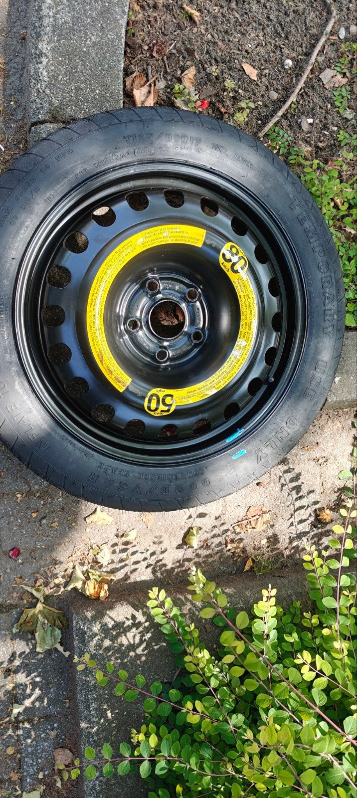 Reservewiel te koop, Enlèvement