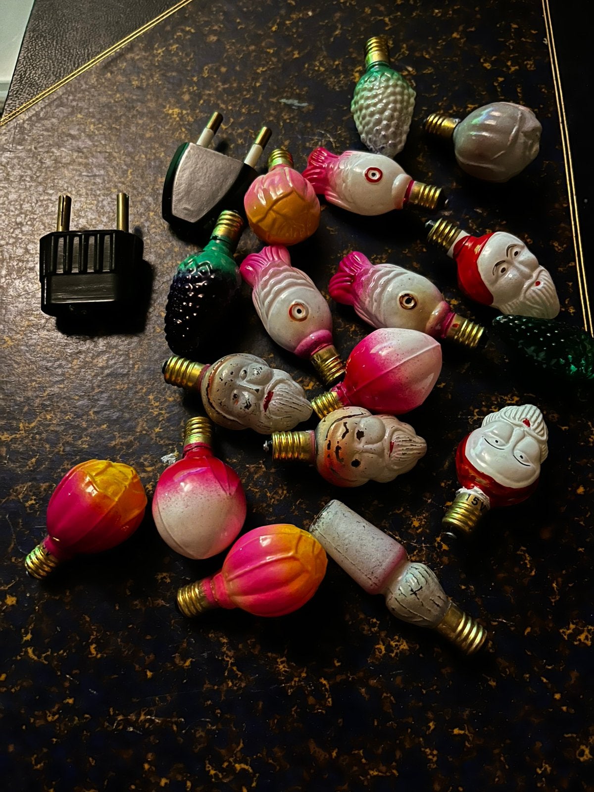 Vintage kerstlampjes, Diversen, Kerst, Ophalen of Verzenden, Zo goed als nieuw