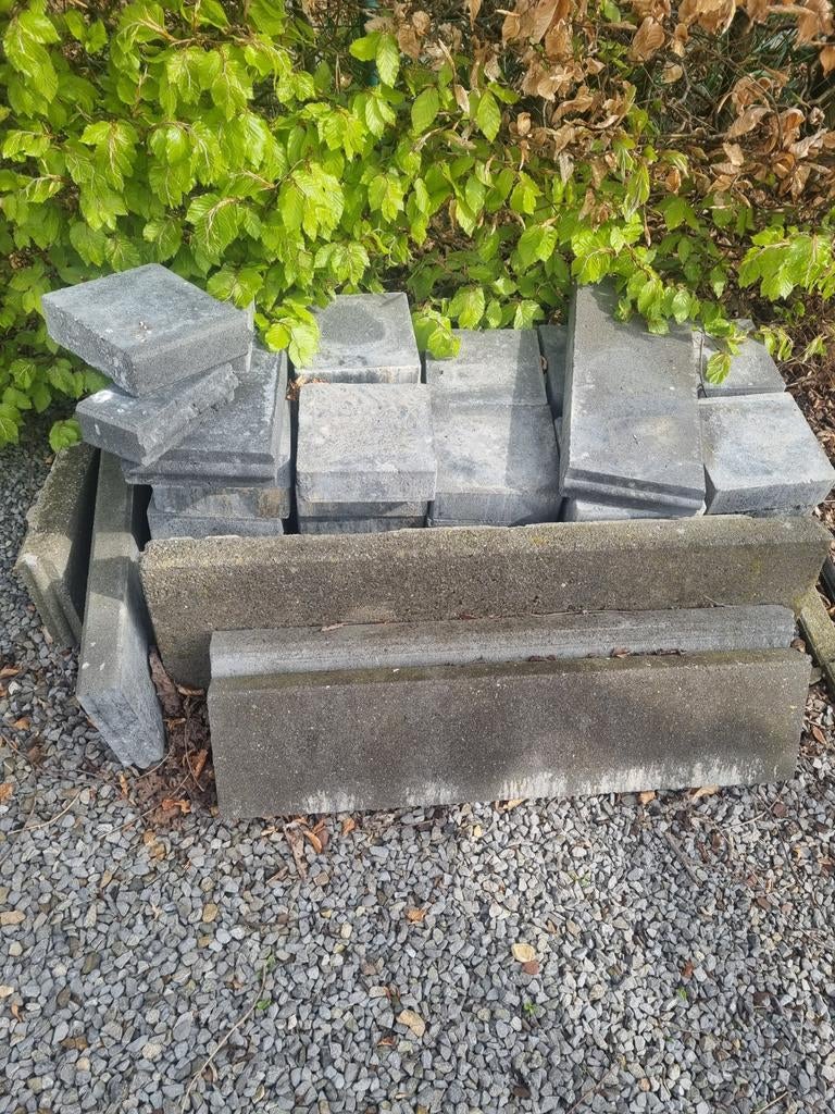 Klinkers 20x20x6 antraciet grijs (zwart), Tuin en Terras, Tegels en Klinkers, Ophalen, Klinkers