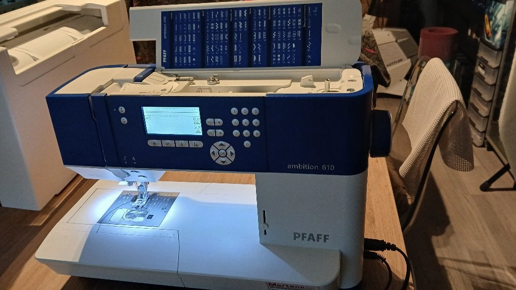 naaimachine pfaff ambition 610, Ophalen, Zo goed als nieuw, Naaimachine, Pfaff