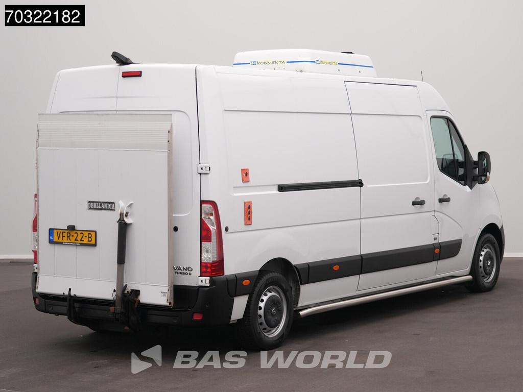 Opel Movano 140PK 500kg D'Hollandia Laadklep Koelwagen L3H2, Parkeersensor, Stof, Gebruikt, Euro 6