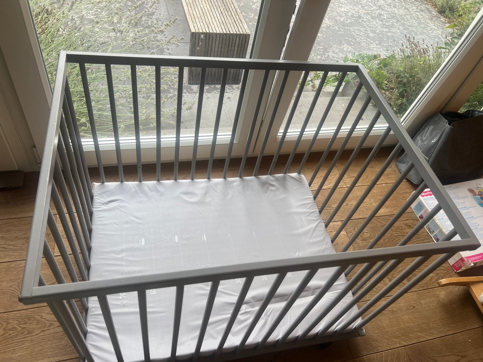 Babypark, Ophalen of Verzenden, Gebruikt, Rechthoekig, In hoogte verstelbaar