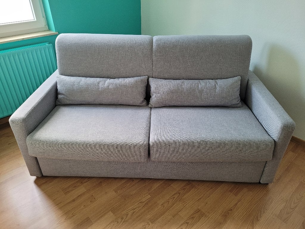 divan-lit, 150 cm ou plus, Comme neuf, Enlèvement, Deux personnes