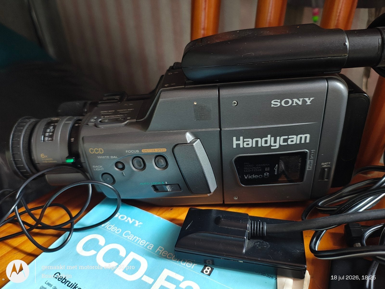 Caméra Sony Handycam, TV, Hi-fi & Vidéo, Caméscopes analogiques, Enlèvement