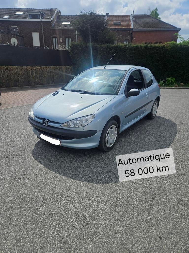 Automaat 58.000 km Peugeot 206 1.4 benzine voor Verkoop, Auto's, Peugeot, Automaat, 1400 cc, Particulier, Te koop